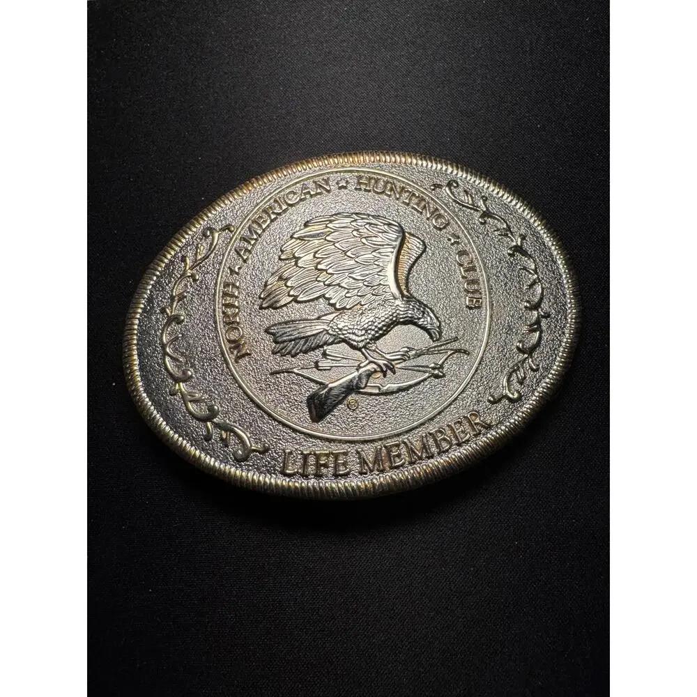 North American Hunting Club Life Member Belt Buckle